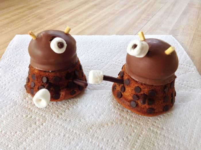 Twinkle's banana chocolate chip Daleks