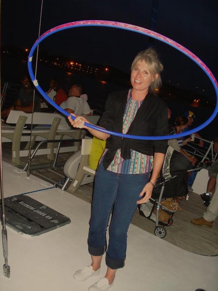 Hoola Hooping, Shipboard! #100happydays #day6