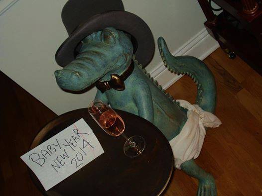 Baby New Years. (except that when I posted this picture on Facebook, everyone thought David and I were announcing that we were having a child.)