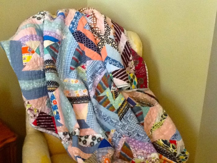 A quilt made by Granny Roland