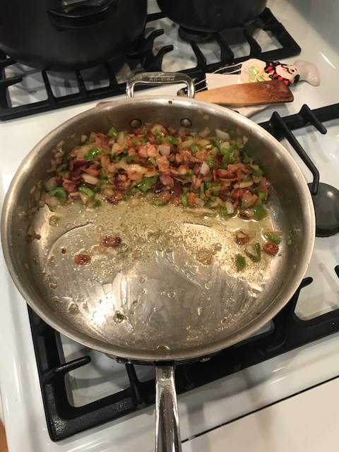 bacon:onions:peppers